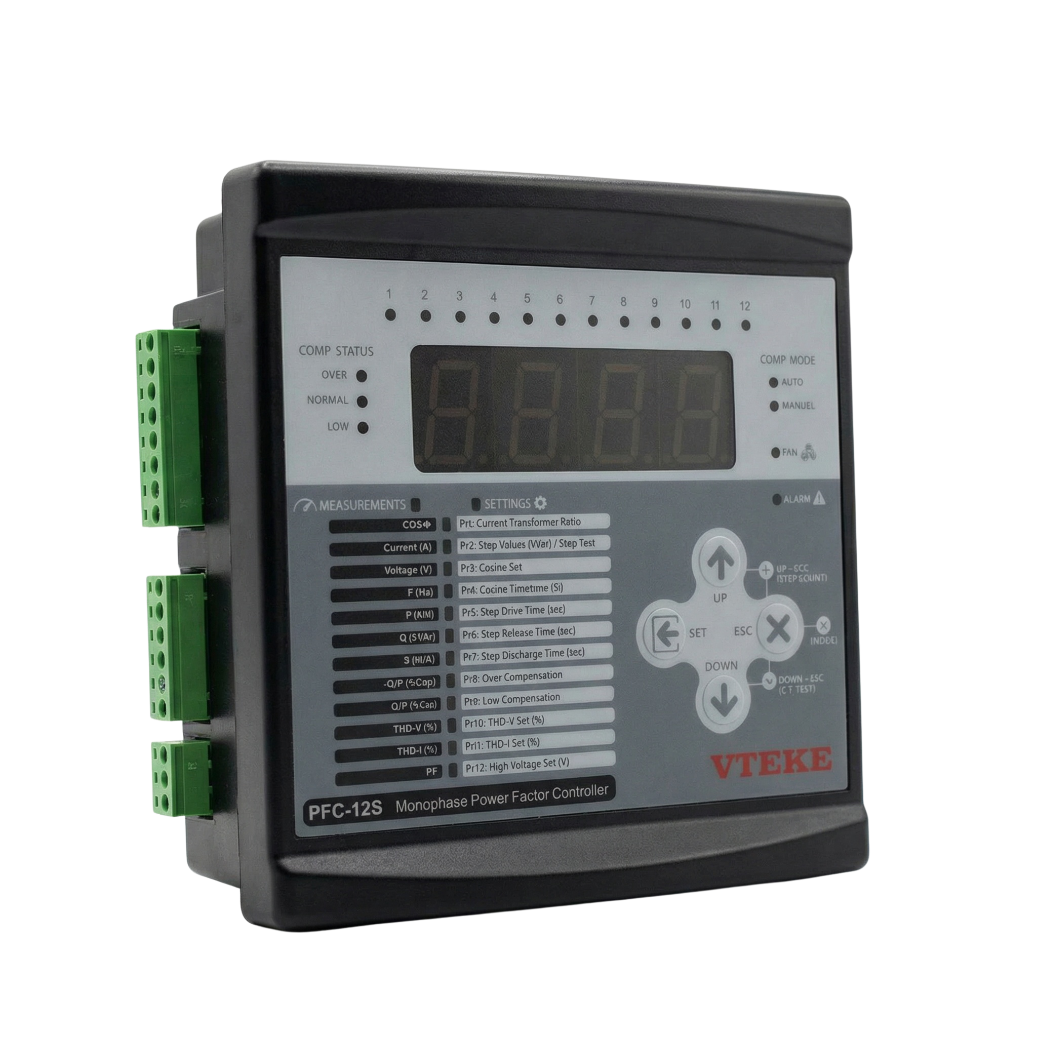 VTEKE Power Factor Controllers - Energy Efficiency
