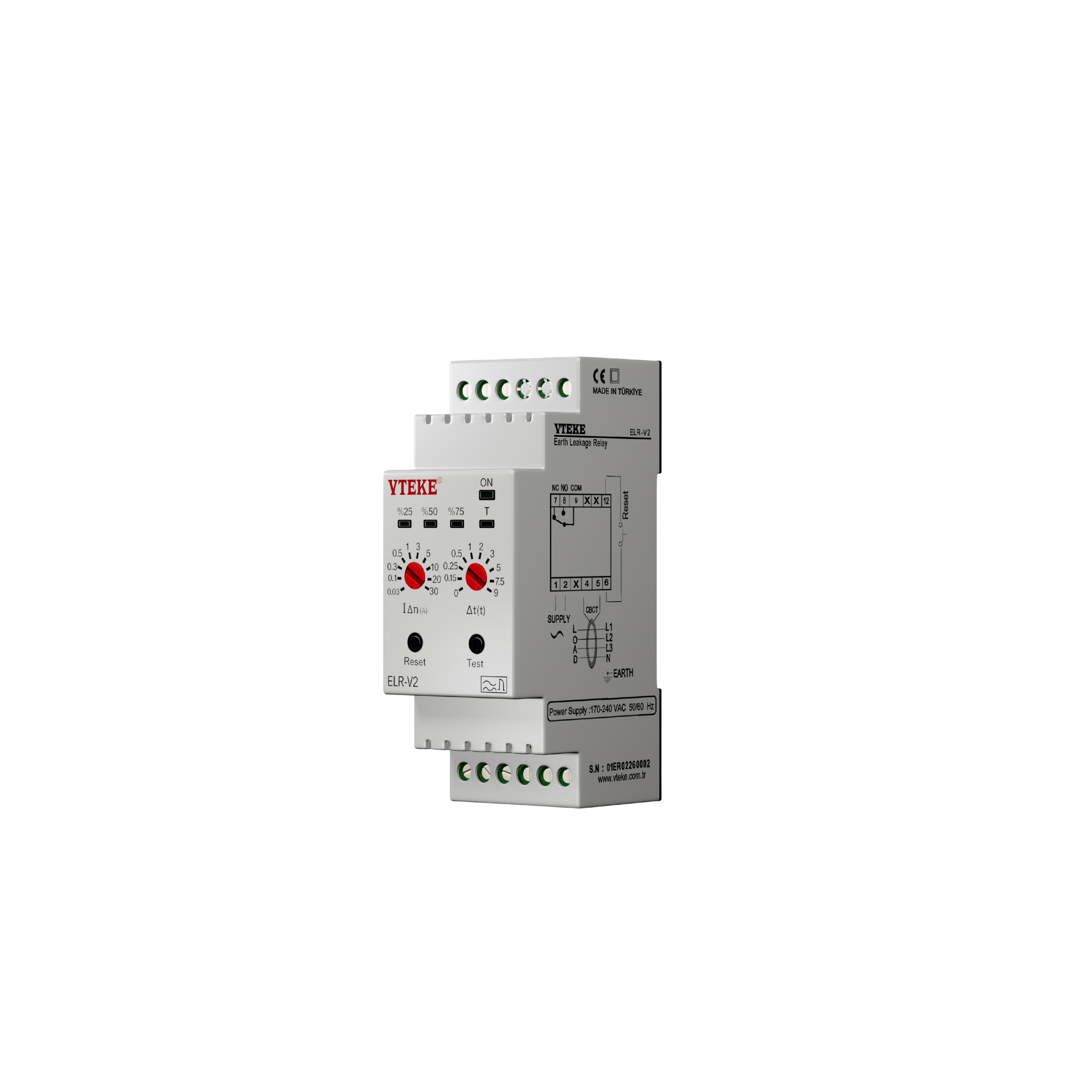 ELR-V2 Earth Leakage Relay