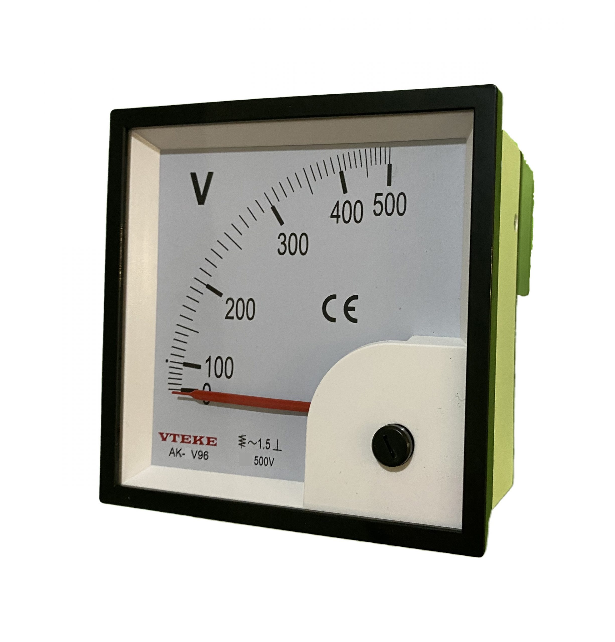 Analog Direct Voltmeter 72 x 72, 500V, 300V or 600V - VTEKE